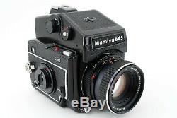 Exc++++ Mamiya 645 Camera withSekor C 80mm f/2.8 120 Film Back from Japan #A1718