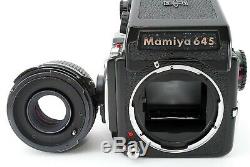 Exc++++ Mamiya 645 Camera withSekor C 80mm f/2.8 120 Film Back from Japan #A1718