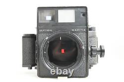 Exc Mamiya Press Universal Medium Camera Film Camera Black Body Film Back #4198
