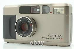 Excellent+5 Contax T2 D Date Back 35mm Point & Shoot Film Camera From Japan