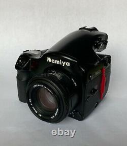 Excellent Mamiya 645 AFD Camera Body + AF 80mm Lens + 2 film backs + pola back