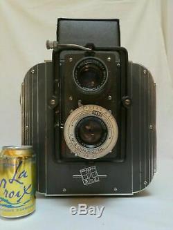Extremely Rare Vintage Macvan Large Format 5x7 Tlr Studio Split Back Film Camera