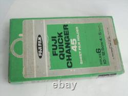 FUJI FILM QUICK CHANGER 45 film Back (holder) for 4x5 inch camera with a box