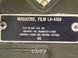 Fairchild Space and Defense Systems 70mm Military Strike Camera Magazine LA-410A