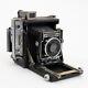Graflex Speed Graphic Camera W. Zeiss Tessar 105mm F/4.5 Lens & Rh/10 Film Back