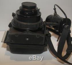 Graflex XL KS-98B Camera Ser# X51402 with Zeiss Tessar 100mm f3.5 & RH10 Film Back