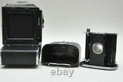 HASSELBLAD 500EL Medium Format Camera + 12 film back magazine + Battery Adapter