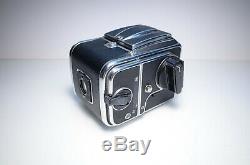 Hasselblad 500C/M Chrome Camera with Finder & A12 Film Back #10EP21742