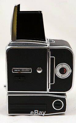 Hasselblad 500EL Film Medium Format Camera + WL Finder, A16 Film Back, Batt Adpt