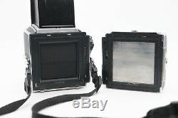 Hasselblad 500 C/M (CM) Medium Format Film Camera & A12 Roll Film Back Chrome