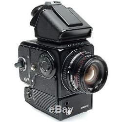 Hasselblad 500 EL/M Film Camera (Black), Prism Finder, C 80mm Lens, A12 Back