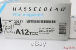 Hasselblad A12 TCC Black Trim Film Back Magazine 205TCC Camera 120 6x6 MINT