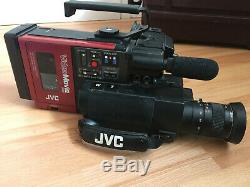 JVC GR-C1U VHS-C Camera Video Movie Back To The Future WORKING! + Case + Leads