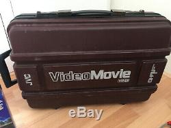 JVC GR-C1U VHS-C Camera Video Movie Back To The Future WORKING! + Case + Leads