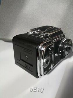 Kiev 88 CM camera body + Waist level Finder+ NT film back +CLA! USA
