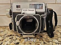 Koni Omega Rapid M 6x7 120 Camera With Film Back NO LENS EXCELLENT CONDITION