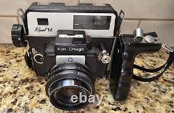 Koni Omega Rapid M 6x7 120 Camera with HEXANON 90mm F3.5 with Film Back 1964 Rare