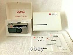 Leica Minilux + Data Back summarit 40mm F2.4 Near mint 35mm film camera