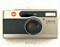 Leica Minilux + Data Back summarit 40mm F2.4 Near mint 35mm film camera
