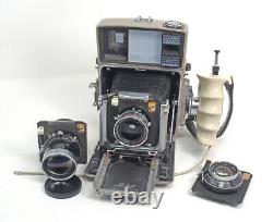 Linhof 70 Camera Complete 3 Lenses With Cams 2 Rollex Film Backs BEST OFFER