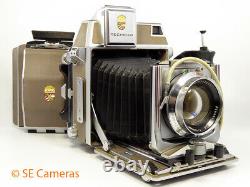 Linhof Super Technika IV Camera & Carl Zeiss Planar 100mm F2.8 Lens, Film Back