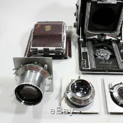 Linhof Technika 6x9cm Red Edition with Rollex 120 Film Back Camera UK Fast Post