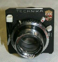Linhof Technika 70 Camera with3 Lenses, 4 Film Backs 100mm, 65mm, 180mm MINT, MORE