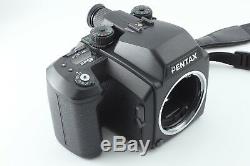 MINTPentax 645NII Medium Format Film Camera, 120 Film Back x 2 from JAPAN #75
