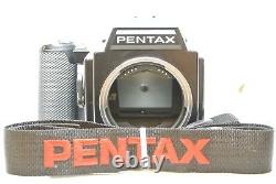 MINTPentax 645 Medium Format SLR Film Camera with 2 film Back, strap from JAPAN