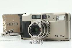 MINT CONTAX TVS 35mm Point & Shoot Film Camera Data Back Filter From Japan #89