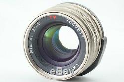 MINT Contax G2 Data Back 35mm Rangefinder Film Camera + 45mm Lens JAPAN #1635