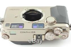 MINT Contax G2 Data Back 35mm Rangefinder Film Camera + 45mm Lens JAPAN #1635