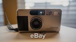 MINT Contax T2 35mm Point & Shoot Film Camera With Data Back From Japan #597
