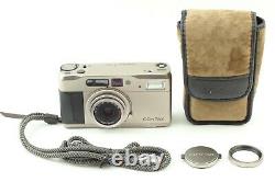 MINT Contax TVS Data Back Point & Shoot 35mm Film Camera Case Cap From JAPAN