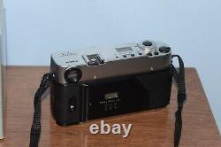 (MINT IN BOX) KONICA HEXAR SILVER 35mm film camera with Date Back