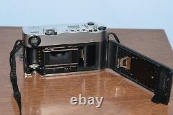 (MINT IN BOX) KONICA HEXAR SILVER 35mm film camera with Date Back