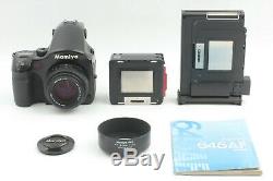 MINT Mamiya 645 AF Camera with 80mm f2.8 120 Film Back + Polaroid From Japan 423