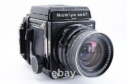 MINT Mamiya RB67 Pro S Film Camera sekor C 65mm f4.5 Lens 120 Film Back JAPAN