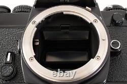 MINT? Nikon FE Black 35mm SLR Film Camera Body MF-2 Data Back Strap From JAPAN