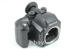 MINT PENTAX 645N Camera SMC A 55mm Lens 120 Film back Strap From JAPAN