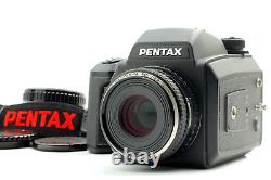 MINT? Pentax 645NII N II Camera FA 75mm f/2.8 Lens 120 Film Back From JAPAN