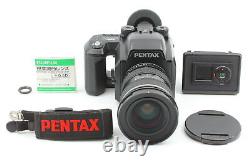 MINT Pentax 645N Camera, 120 Film Back, FA 55-110mm f/5.6 Lens, From JAPAN
