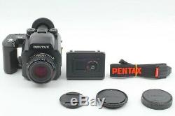 MINT Pentax 645N Camera+ SMC A 75mm f/2.8+120 film Back from Japan #121