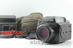 MINT Pentax 645 Film Camera SMC A 75mm f2.8 Lens 120 Film Back From JAPAN