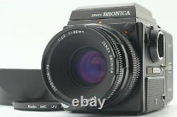 MINT++ ZENZA BRONICA SQ-A Camera + PS 80mm f2.8 Lens + 120 Film Back JAPAN