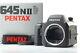 Mint In Box Pentax 645nii Film Camera With 120 Film Back Strap From Japan