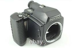 MINT+++ with 2 Lens Pentax 645 Camera Body SMC A 75mm 200mm 120 Film Back JAPAN