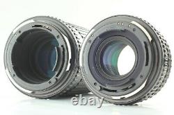 MINT+++ with 2 Lens Pentax 645 Camera Body SMC A 75mm 200mm 120 Film Back JAPAN
