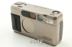 MINT+ with Case in Box Contax T2 Deta Back Titan Silver Film Camera from JAPAN