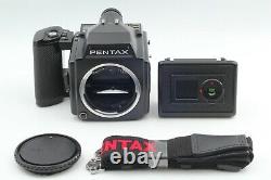 MINT with Strap Pentax 645 Medium Format Film Camera Body 120 Film Back JAPAN